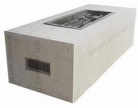 HPC Fire 60" Unfinished Rectangular Fire Pit TOR-U60X24/30X12FPPKCEKportable outdoor fire pit with lid