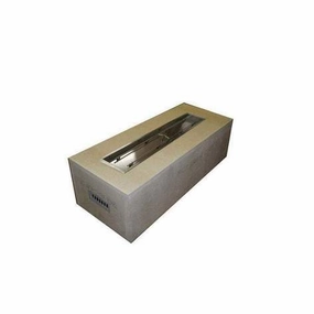 HPC Fire 60" Unfinished Rectangular Fire Pit TOR-U60X24/36X14MLFPKCEKportable outdoor fire pit with lid