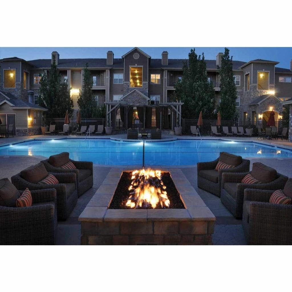 HPC Fire 60 x 24" Match Lit Fire Pit Enclosure U60X24/49X8MLFPKCEK