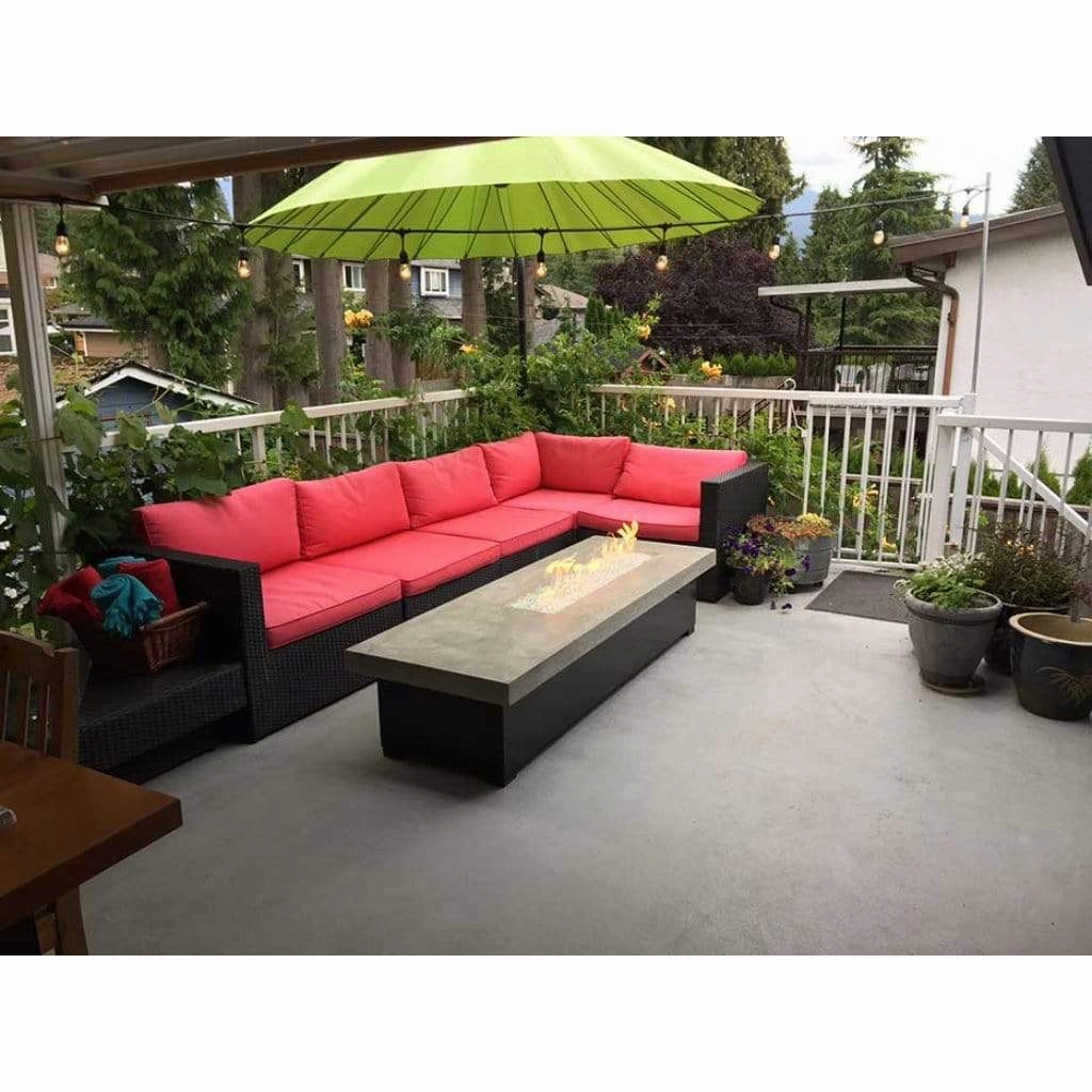 HPC Fire 60 x 24" Match Lit Fire Pit Enclosure U60X24/49X8MLFPKCEK