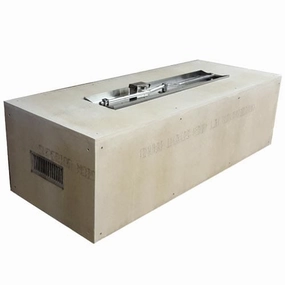 HPC Fire 60 x 24" Match Lit Fire Pit Enclosure U60X24/49X8MLFPKCEKportable outdoor fire pit with lid