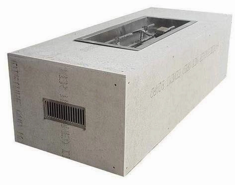 HPC Fire 60 x 24" Unfinished Fire Pit Enclosure TOR-U60X24/49X8CEKportable outdoor fire pit with lid