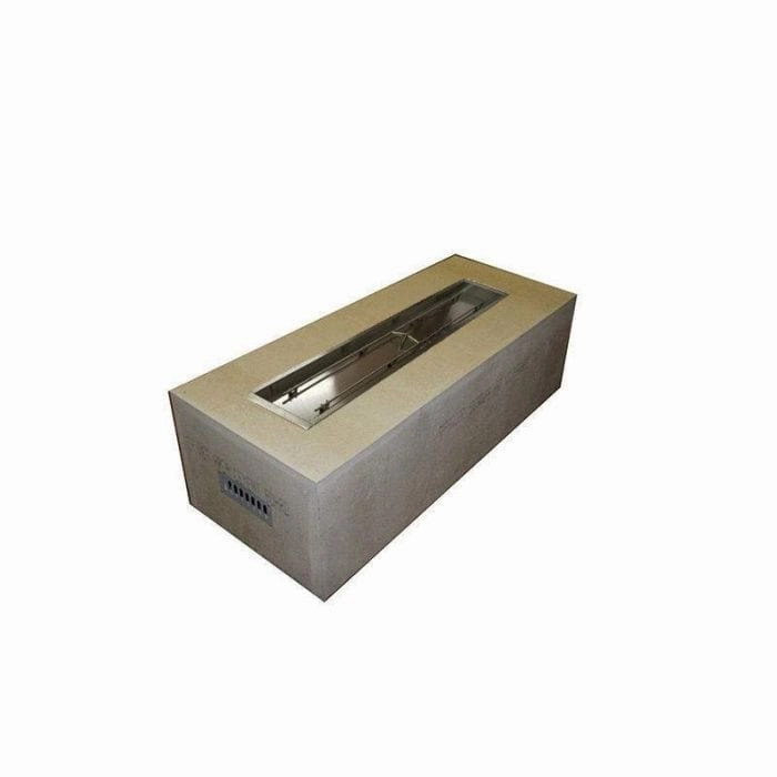 HPC Fire 60 x 24" Unfinished Rectangular Fire Pit Enclosures U60X24-36X14MLFPKCEKportable outdoor fire pit with lid