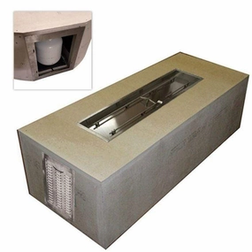 HPC Fire 70 x 24" Rectangular Fire Pit Enclosure Kit UST70X24/36MLFPKCEK-LPportable outdoor fire pit with lid