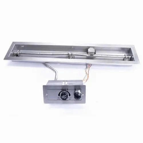HPC Fire 72" Linear Trough Electronic Ignition Fire Pit Insertportable outdoor fire pit with lid