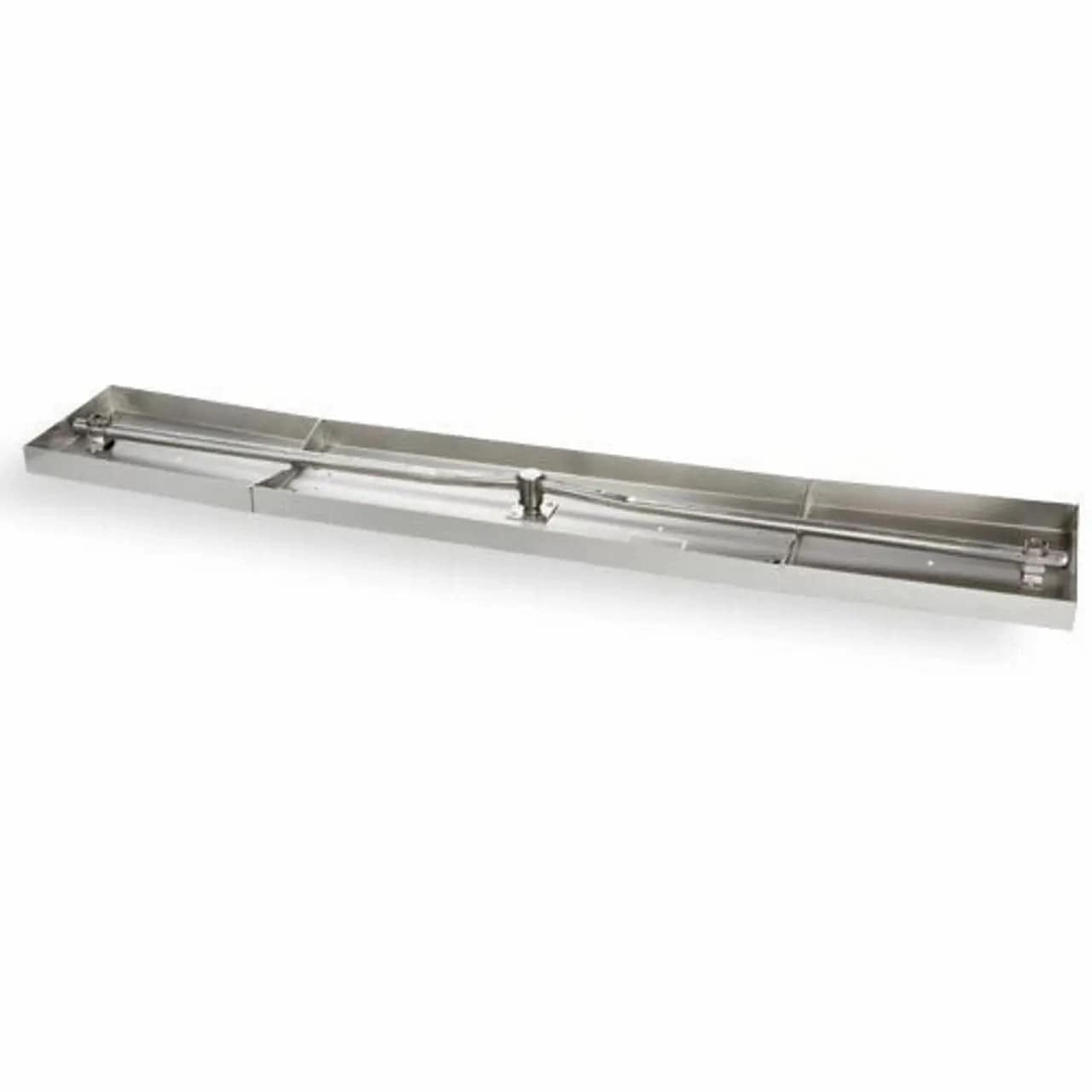 HPC Fire 73x8 Drop-In Fire Pit Burner Pan w/ Linear Interlinkportable outdoor fire pit with lid