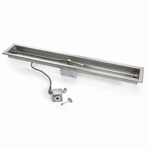 HPC Fire 96" Linear Trough Electronic Ignition Fire Pit Insert