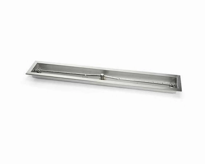 HPC Fire 96" SS Linear Trough Fire Pit Burner TOR-96SS TRGH-LPportable outdoor fire pit with lid
