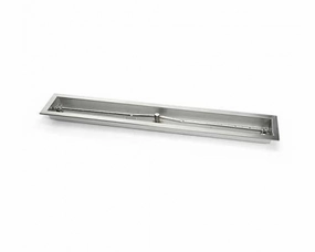 HPC Fire 96" SS Linear Trough Fire Pit Burner TOR-96SS TRGH-LPportable outdoor fire pit with lid