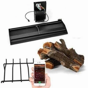 HPC Fire Duel-Step EI Outdoor Gas Fireplace Kit DBOF28EI-HI/LO-AWO16portable outdoor fire pit with lid