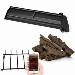 HPC Fire Duel-Step Push Button Burner Kit DBOF27PBFS-WD9portable outdoor fire pit with lid