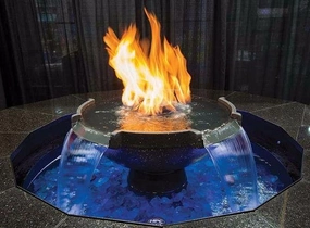 HPC Fire H2OnFire Series FOW52R-CYPRUS360-EIportable outdoor fire pit with lid