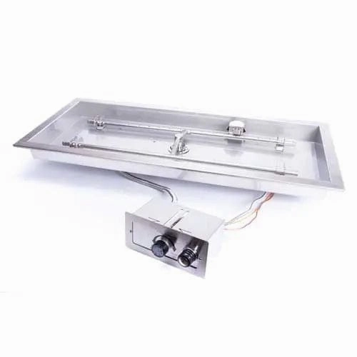 HPC Fire H-Burner Bowl Pan Fire Pit Insert FPPK54X16-H-FLEX