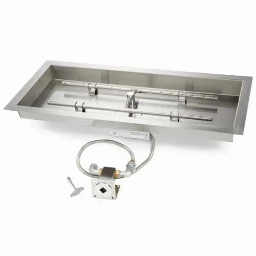 HPC Fire H-Burner Bowl Pan Fire Pit Insert FPPK54X16-H-FLEX