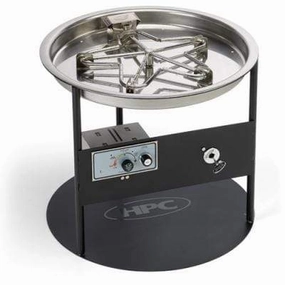 HPC Fire Rectangle Steel Display Stand DS30X12-HBURNER-EIFireproof mat for under fire pit
