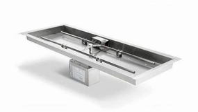 HPC Fire Rectangular Gas Fire Pit Insert TOR-66X16SS-H-LPportable outdoor fire pit with lid