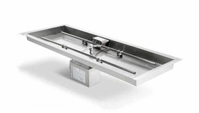 HPC Fire Rectangular Natural Gas Fire Pit Insert TOR-66X16SS-H-NGportable outdoor fire pit with lid