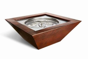 HPC Fire Sedona Hammered Copper Gas Fire Pit SEDO40-EIportable outdoor fire pit with lid