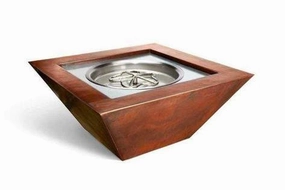 HPC Fire Sierra Smooth Copper Gas Fire Pit TOR-SIER36-MLFPKportable outdoor fire pit with lid