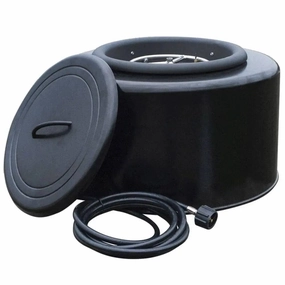 HPC Fire Sport Pit Fire Pit Series SPORTPIT20-BLKportable outdoor fire pit with lid