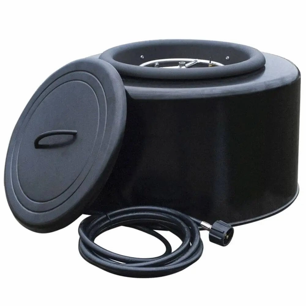 HPC Fire Sport Pit Fire Pit Series SPORTPIT20-BLKportable outdoor fire pit with lid