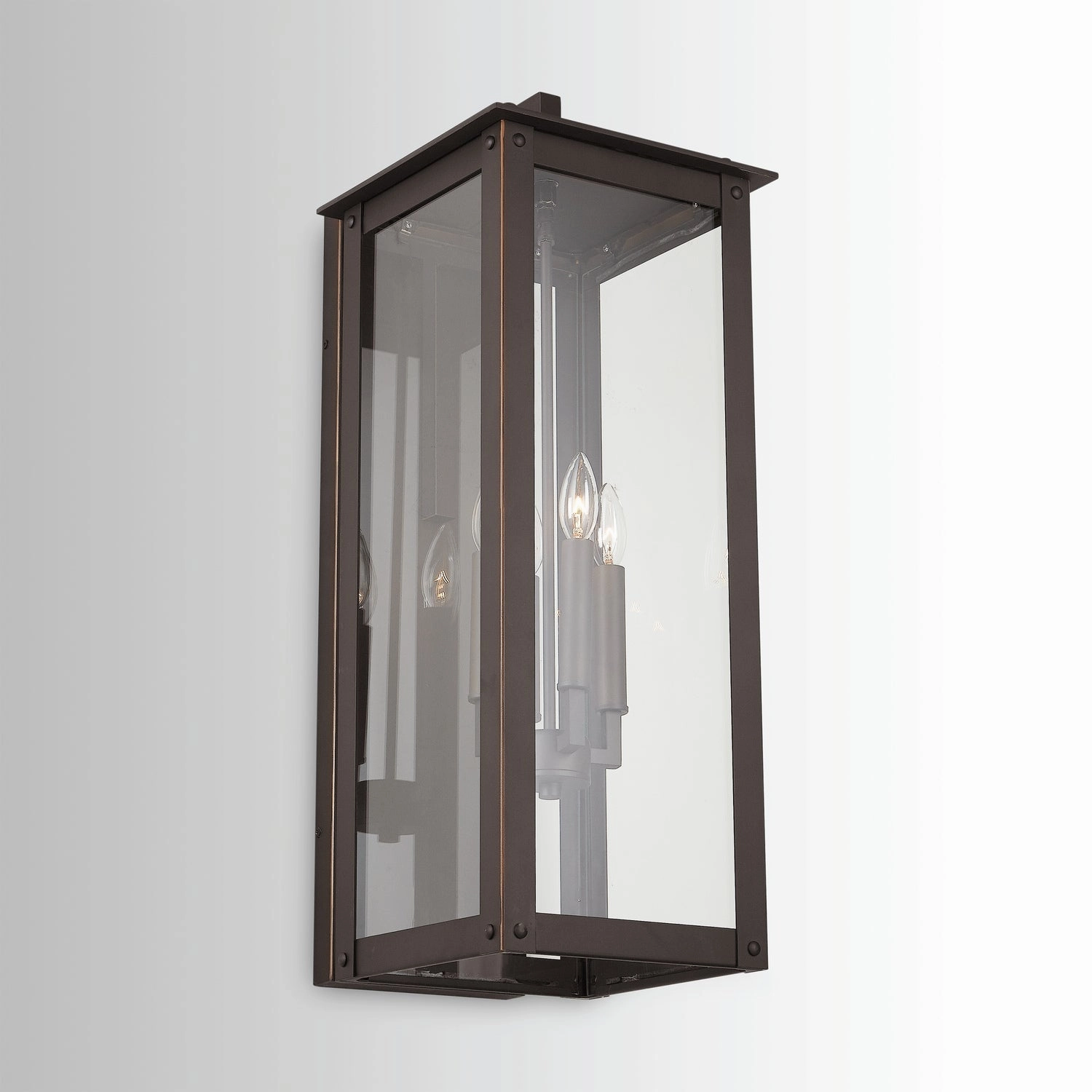 Hunt Four Light Wall Mount Oiled Bronze