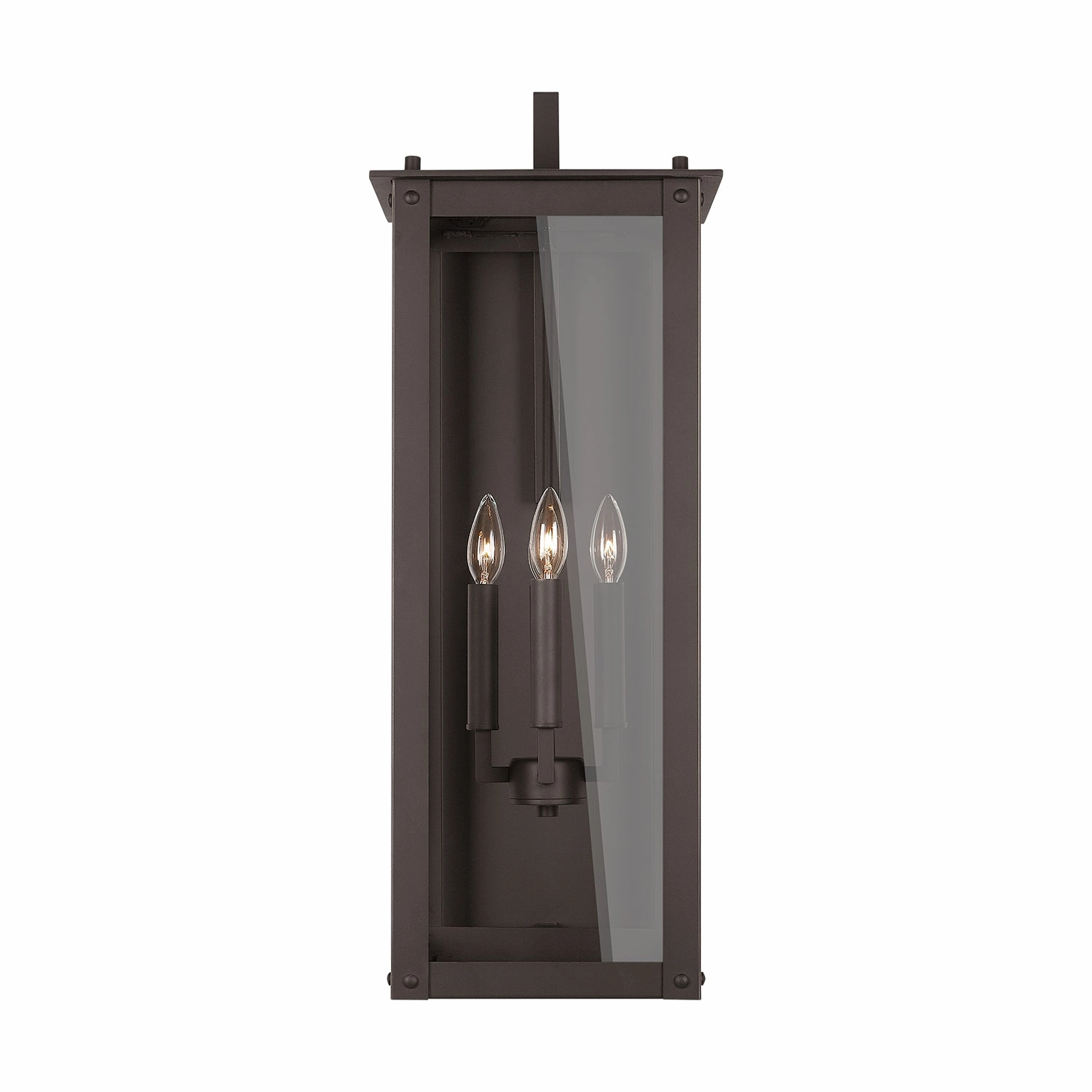Hunt Four Light Wall Mount Oiled BronzeOutdoor wall sconces with motion sensor