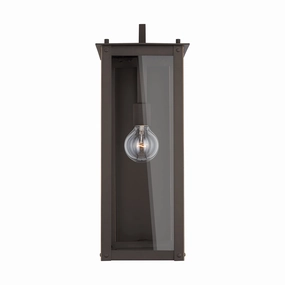 Hunt One Light Wall Mount Oiled BronzeOutdoor wall sconces with motion sensor