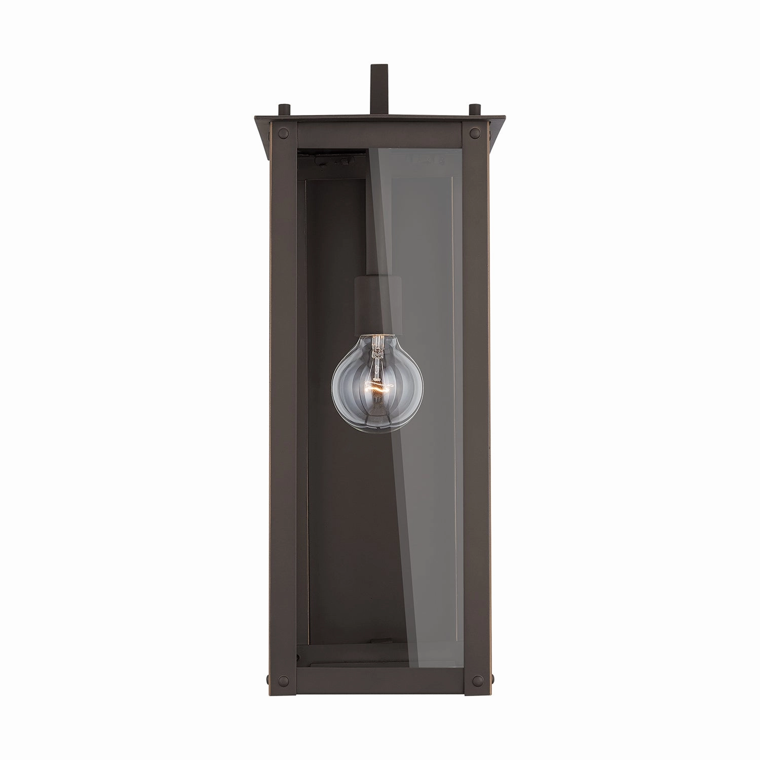 Hunt One Light Wall Mount Oiled BronzeOutdoor wall sconces with motion sensor