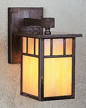 Huntington One Light Wall Mount Mission BrownOutdoor wall sconces with motion sensor