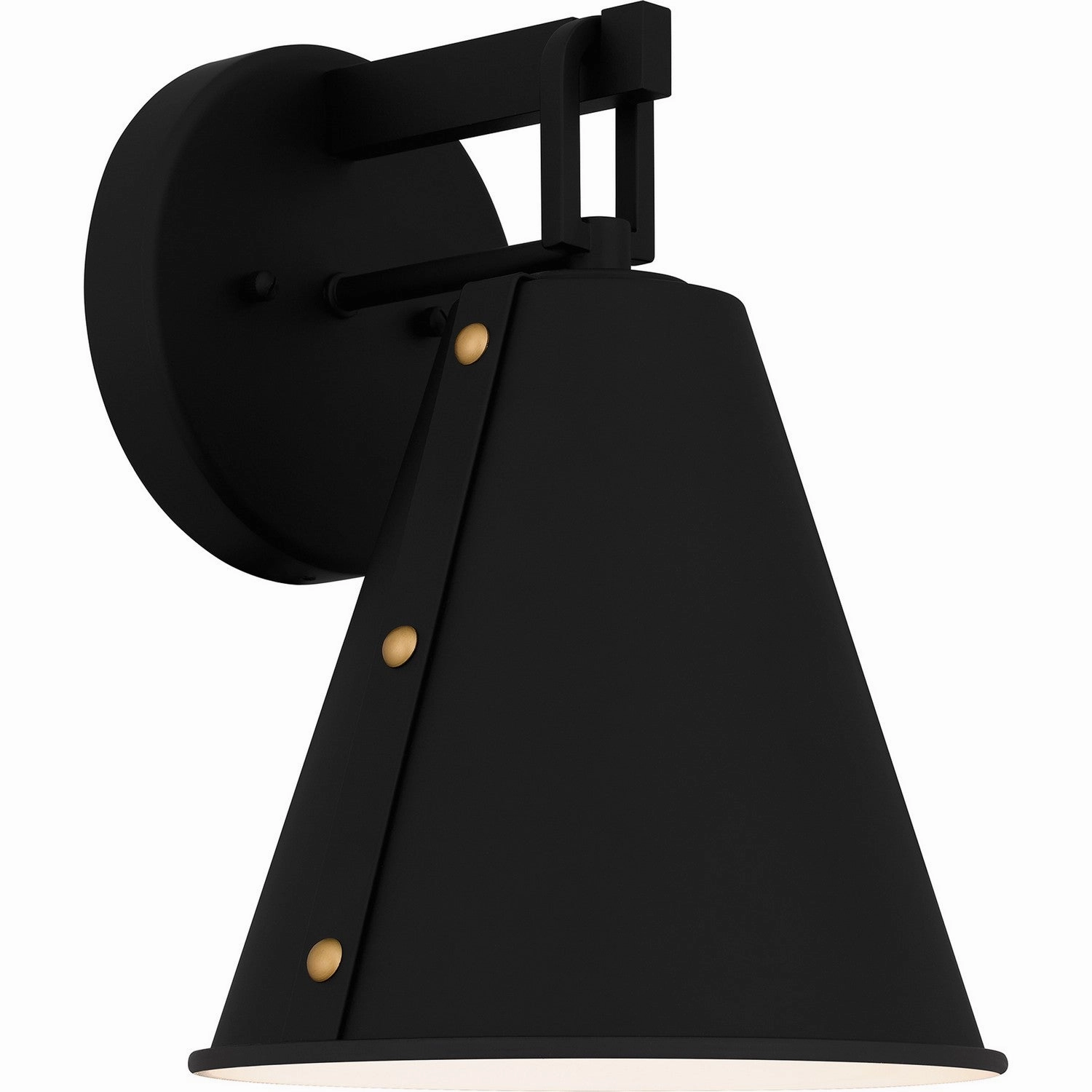 Hyde One Light Outdoor Wall Mount Matte BlackOutdoor wall sconces with motion sensor