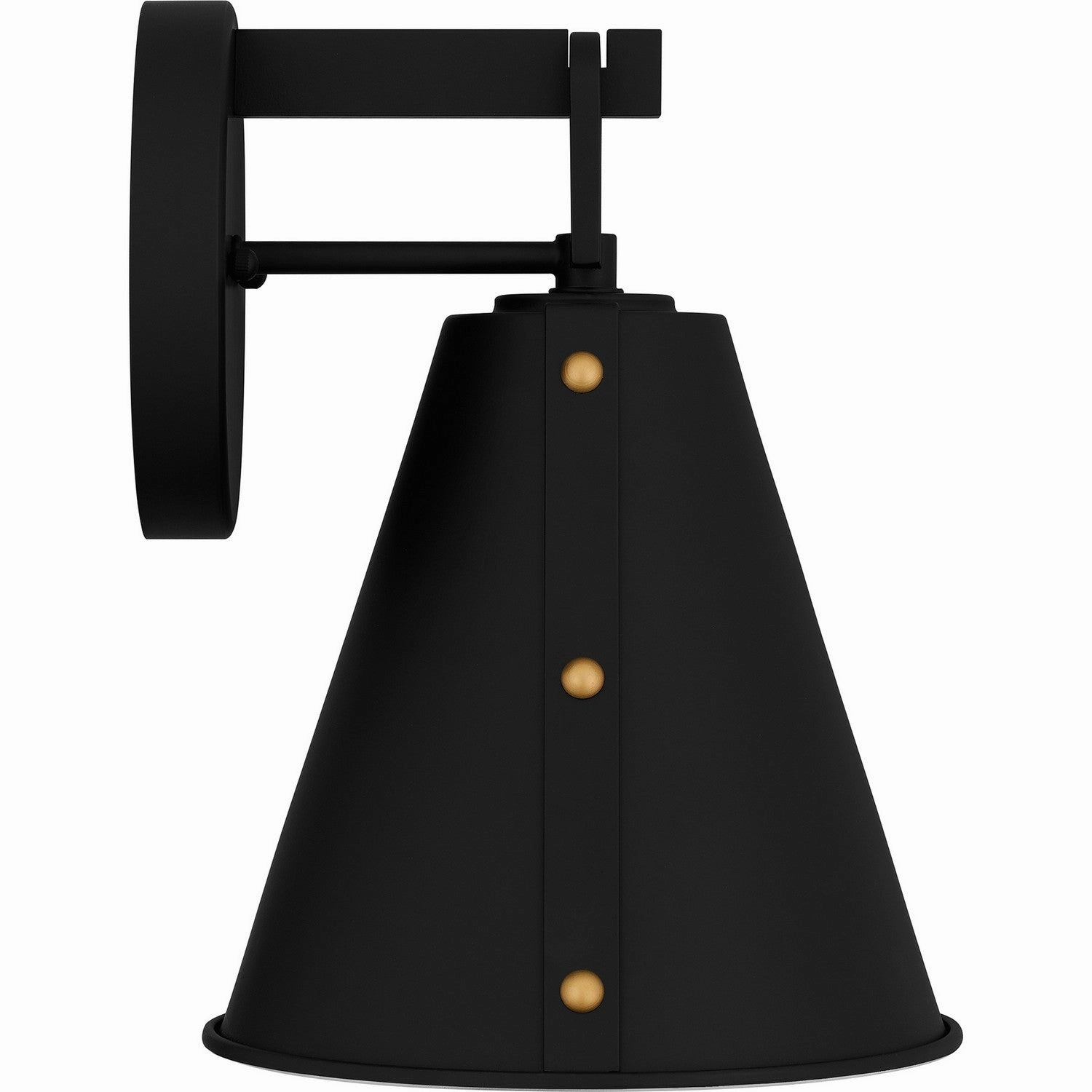 Hyde One Light Outdoor Wall Mount Matte Black