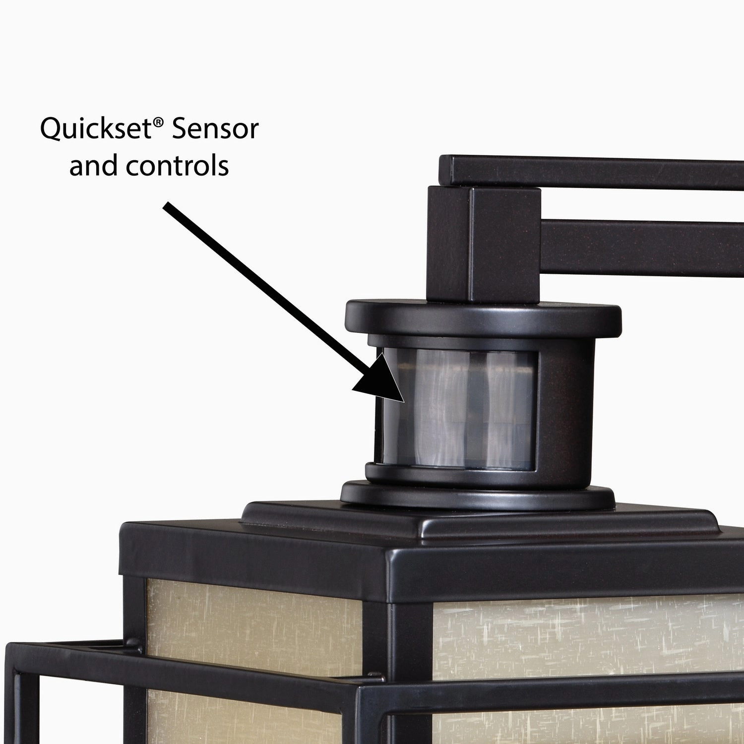 Hyde Park One Light Motion Sensor Outdoor Wall Light Espresso Bronze