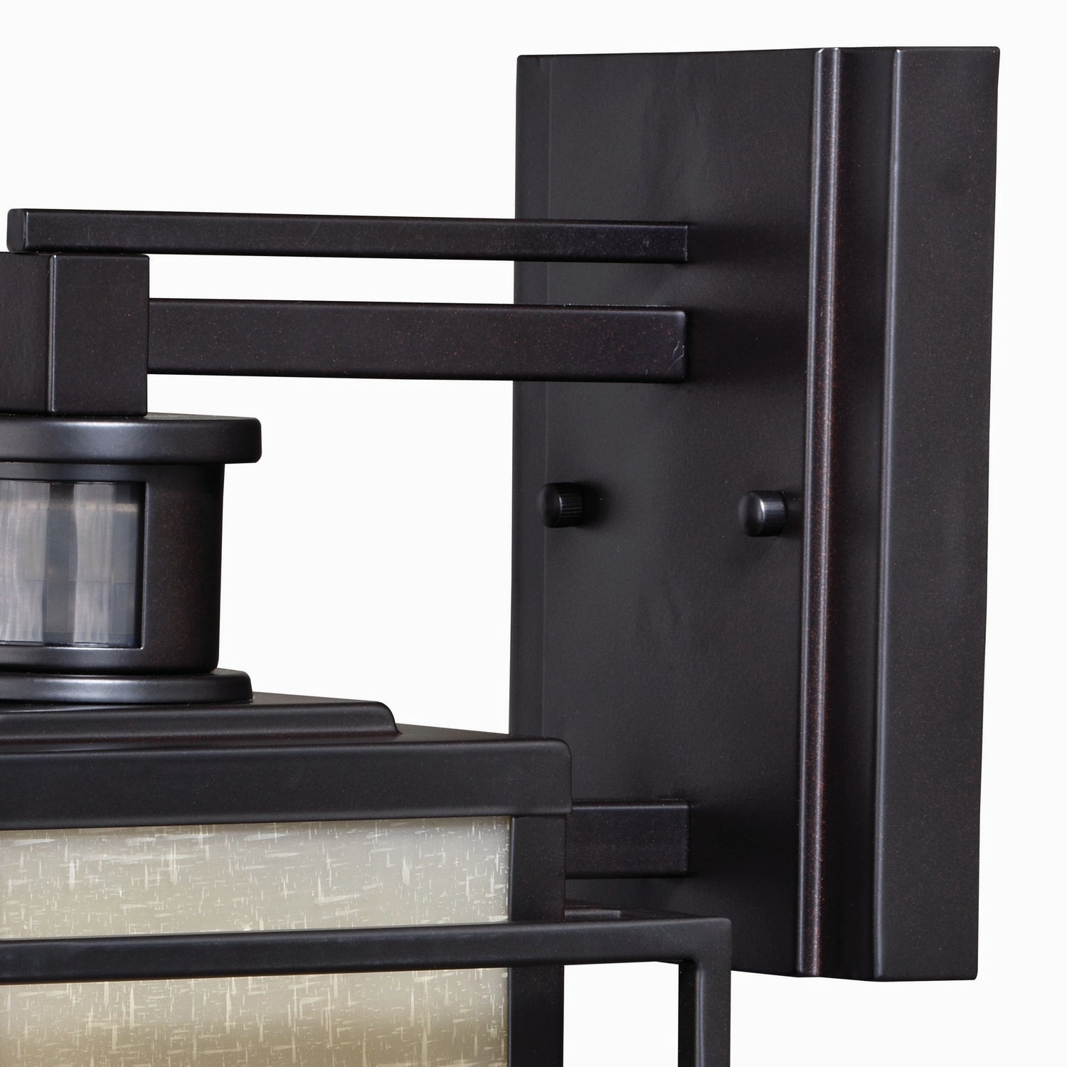 Hyde Park One Light Motion Sensor Outdoor Wall Light Espresso Bronze