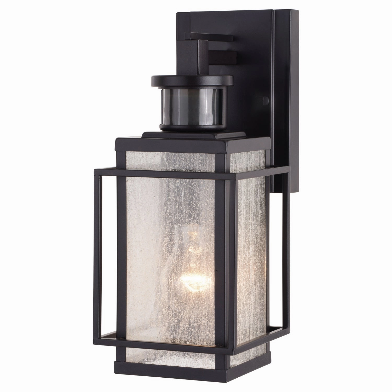 Hyde Park One Light Outdoor Motion Sensor Wall Mount Espresso BronzeOutdoor wall sconces with motion sensor