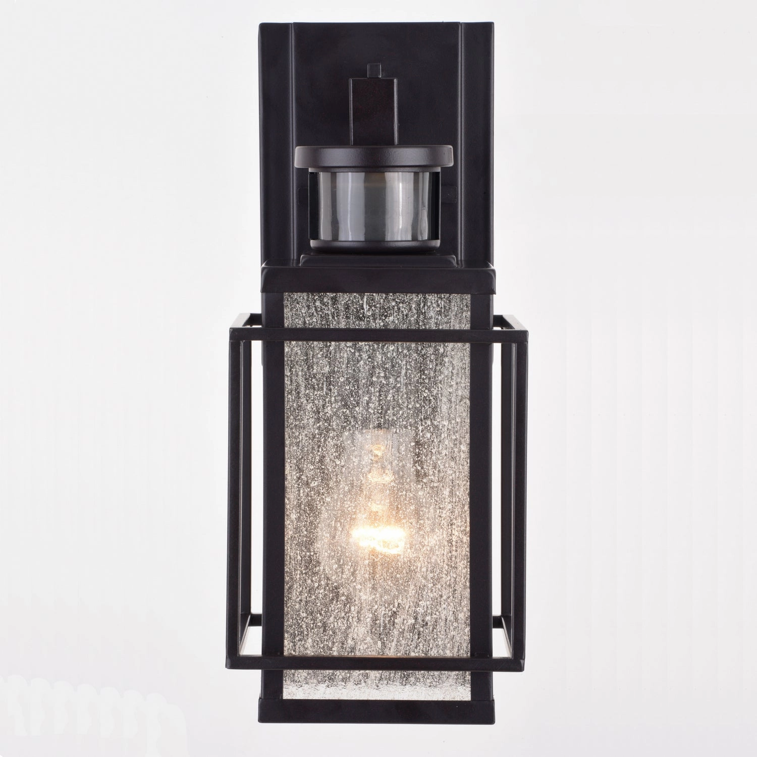 Hyde Park One Light Outdoor Motion Sensor Wall Mount Espresso Bronze