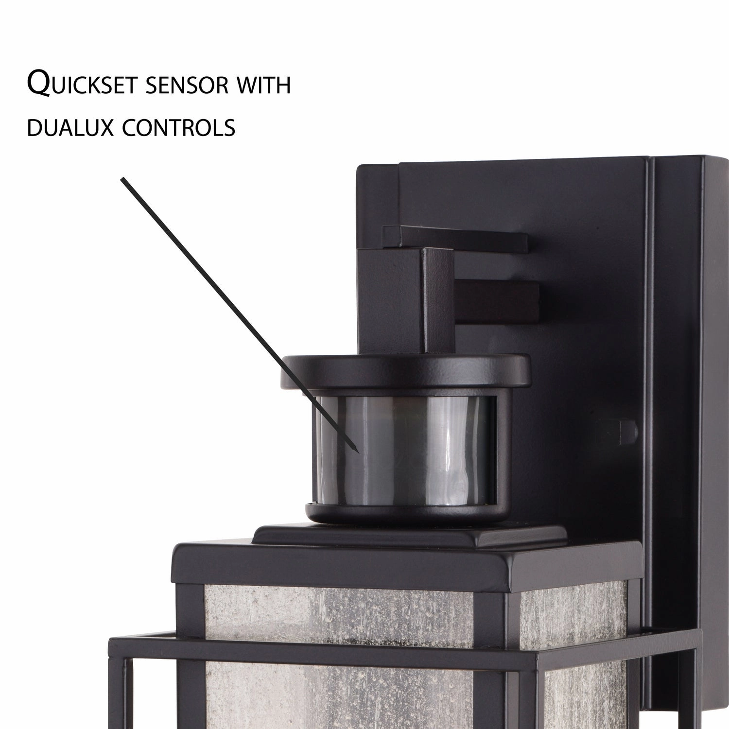 Hyde Park One Light Outdoor Motion Sensor Wall Mount Espresso Bronze