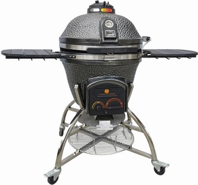 Icon Grills XD702 Maxis Gunmetal Kamado Charcoal Grill CGXD702GMAXIS large capacity charcoal BBQ grills
