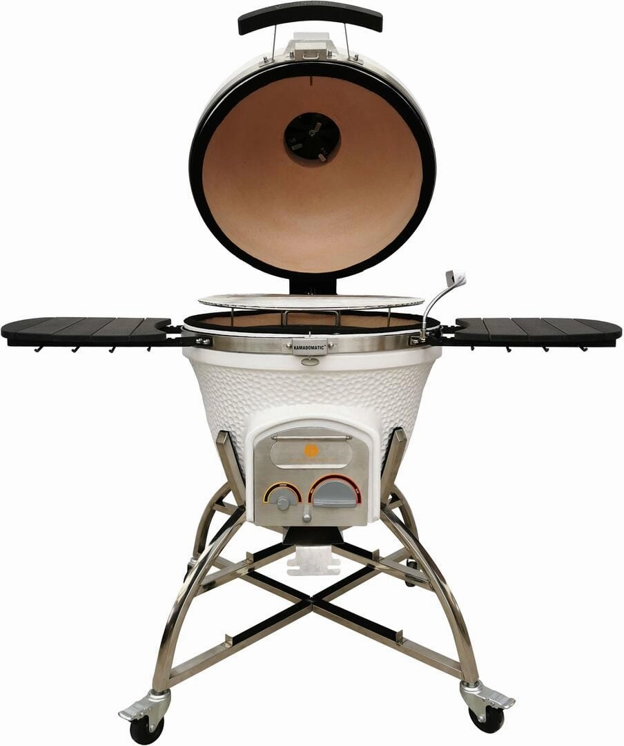 Icon Grills XD702 Maxis White Kamado Charcoal Grill CGXD702WMAXIS