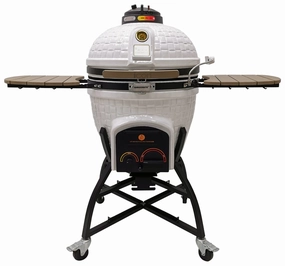 Icon Grills XR402 Deluxe White Kamado Charcoal Grill CGXR402WDELUXE large capacity charcoal BBQ grills