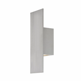 Icon LED Wall Light Brushed AluminumOutdoor wall sconces with motion sensor