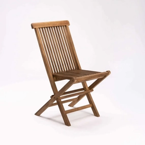 INDO TEAK FOLDING CHAIRoutdoor patio furniture set