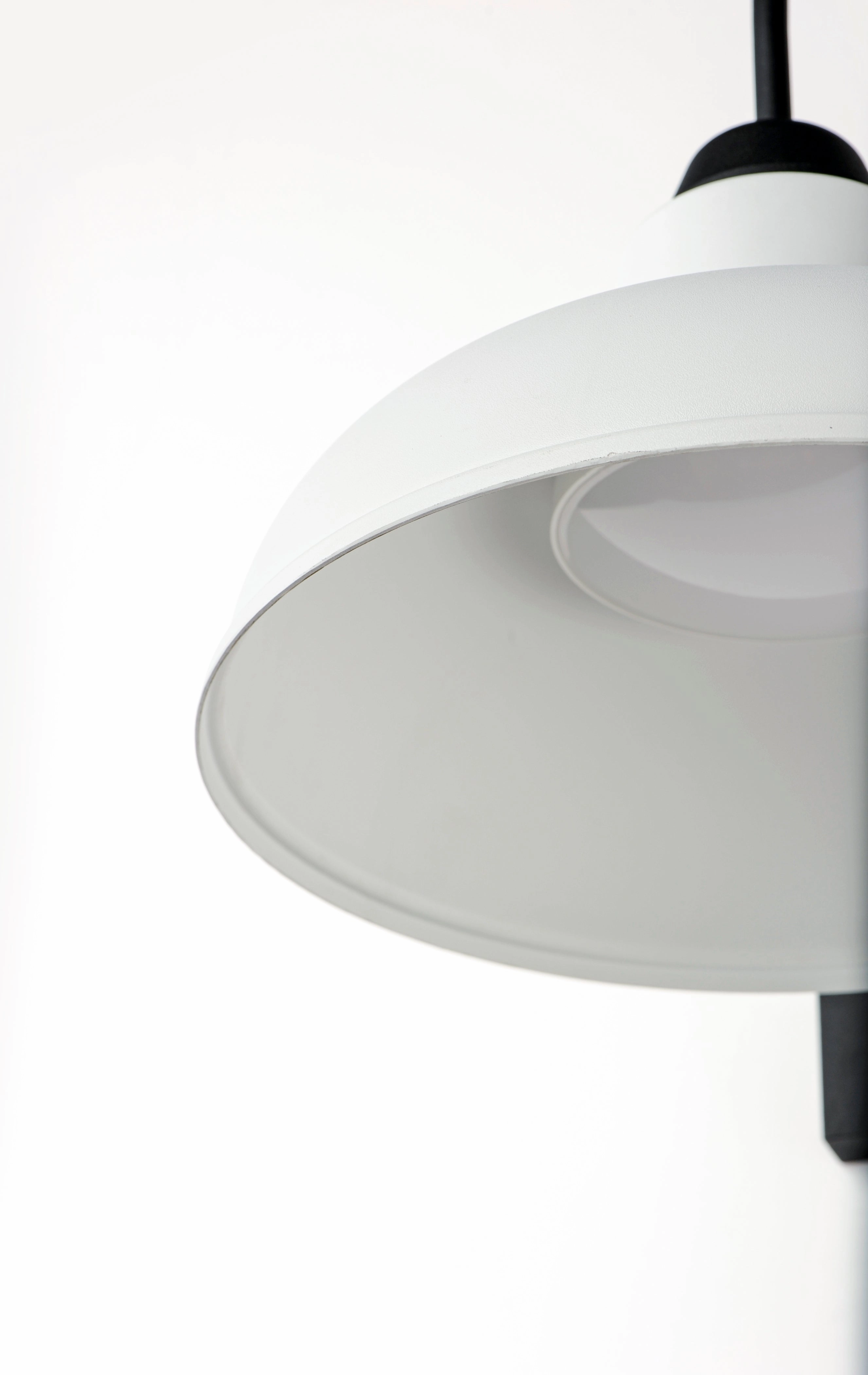 Industrial One Light Outdoor Wall Lantern White / Black