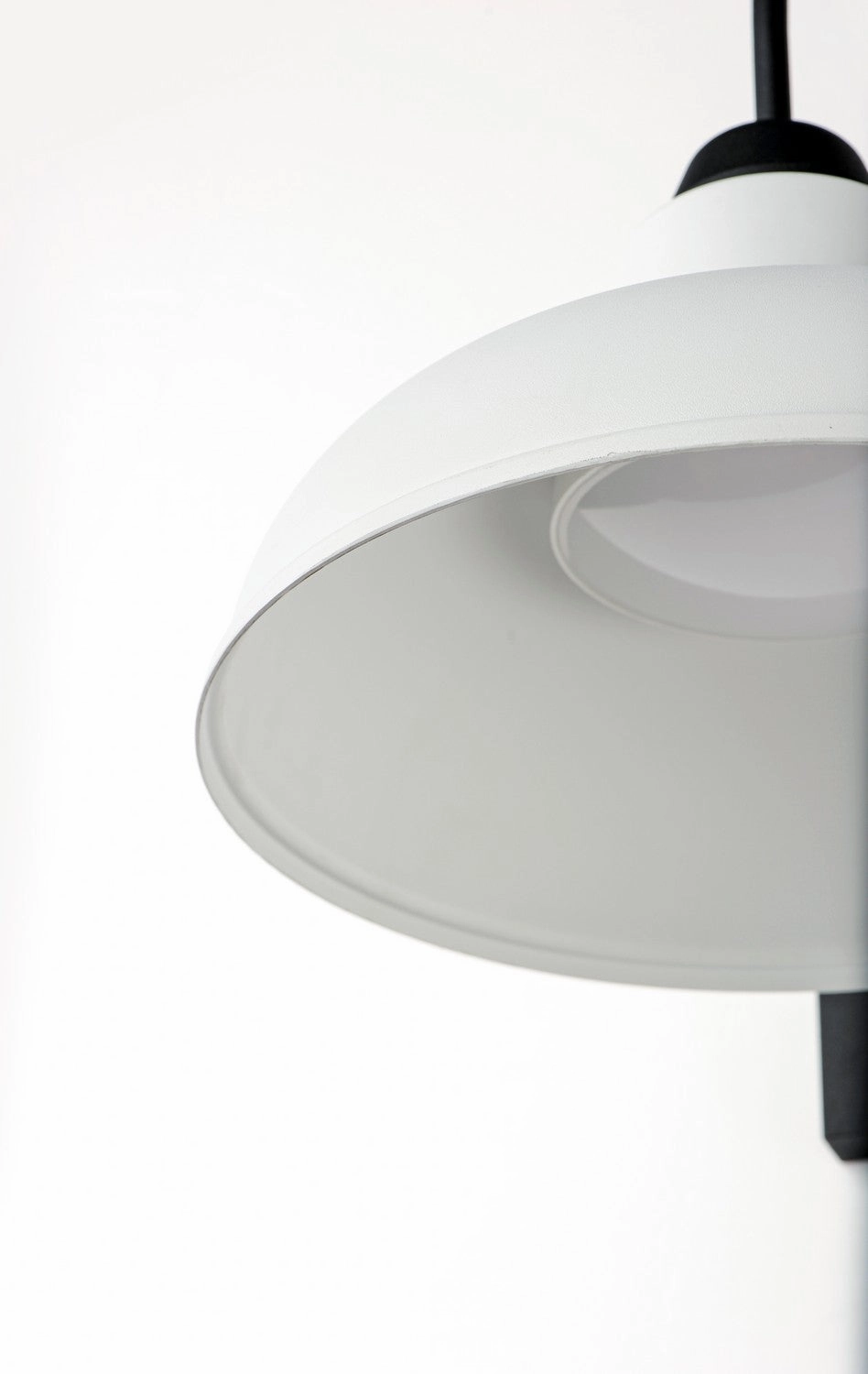 Industrial One Light Outdoor Wall Lantern White / Black