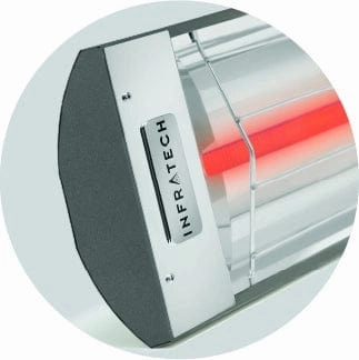 Infratech C-2524 39-inch Stainless Steel All-Weather Single Element Heater - 2500W