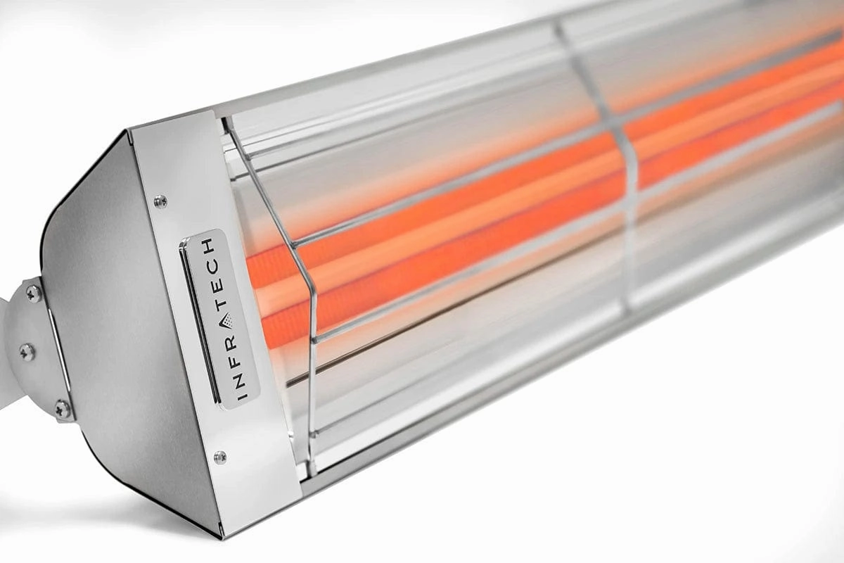 Infratech WD-6024 61.25-inch Stainless Steel All-Weather Dual Element Heater - 240V
