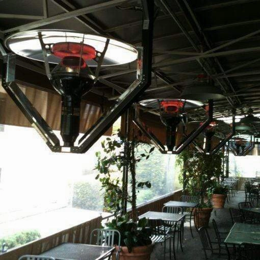 IR Energy evenGLO GA301H Hanging Mushroom Gas Patio Heater  E301