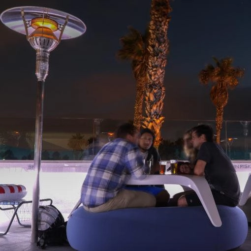 IR Energy evenGLO GA301M Floor Mounted Fixed Patio Heater E301