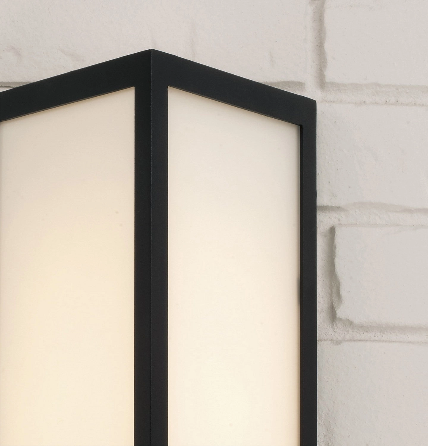 Irvin One Light Outdoor Wall Lantern Black