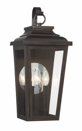 Irvington Manor Two Light Pocket Lantern Chelesa BronzeOutdoor wall sconces with motion sensor
